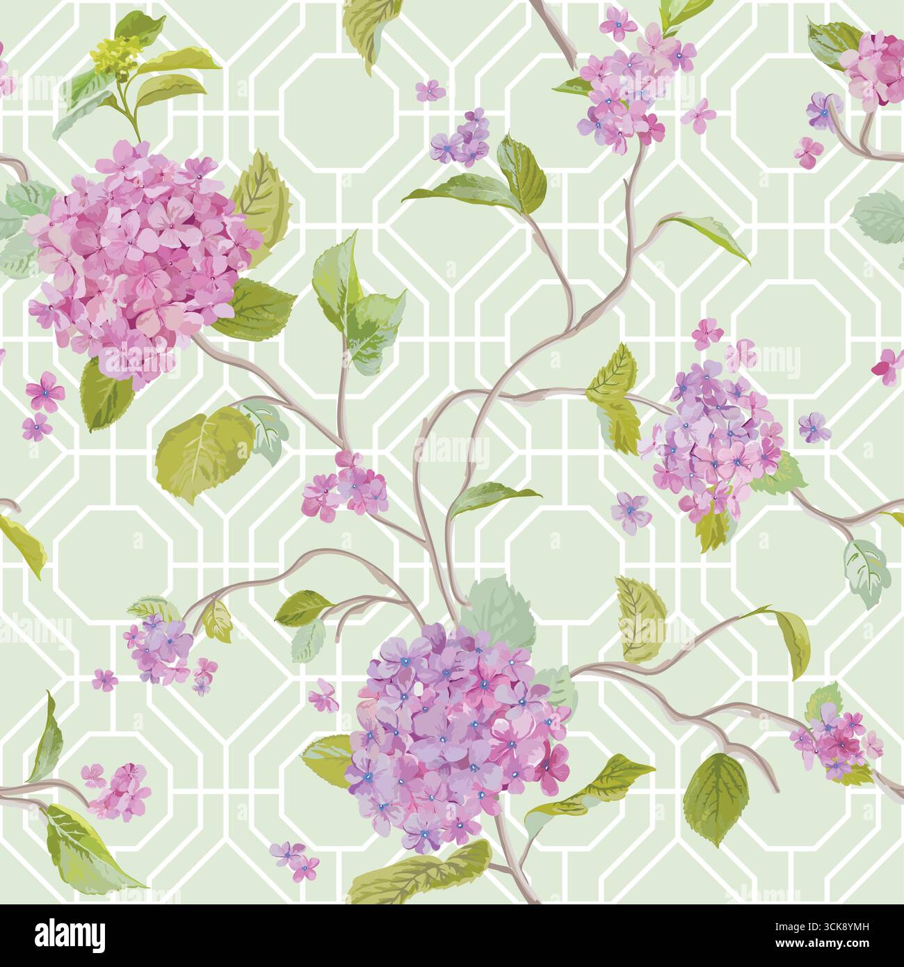 Seamless pattern with ordinary style Stock Vector