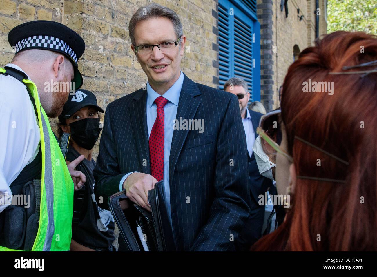 London, UK. 9th September, 2025. Campaigners against the arms trade ...