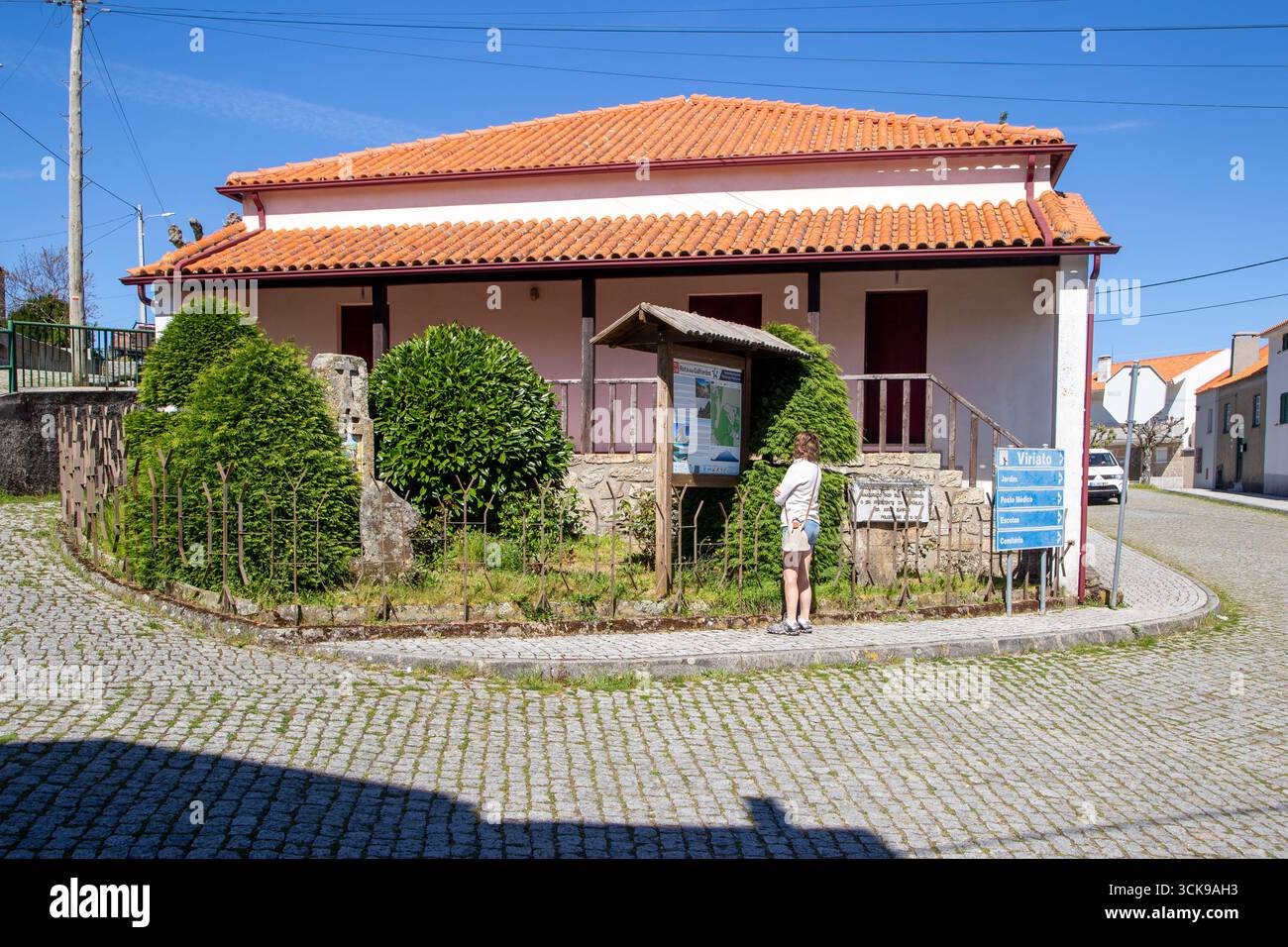 The Portuguese village of  Folgosinho Portugal Stock Photo