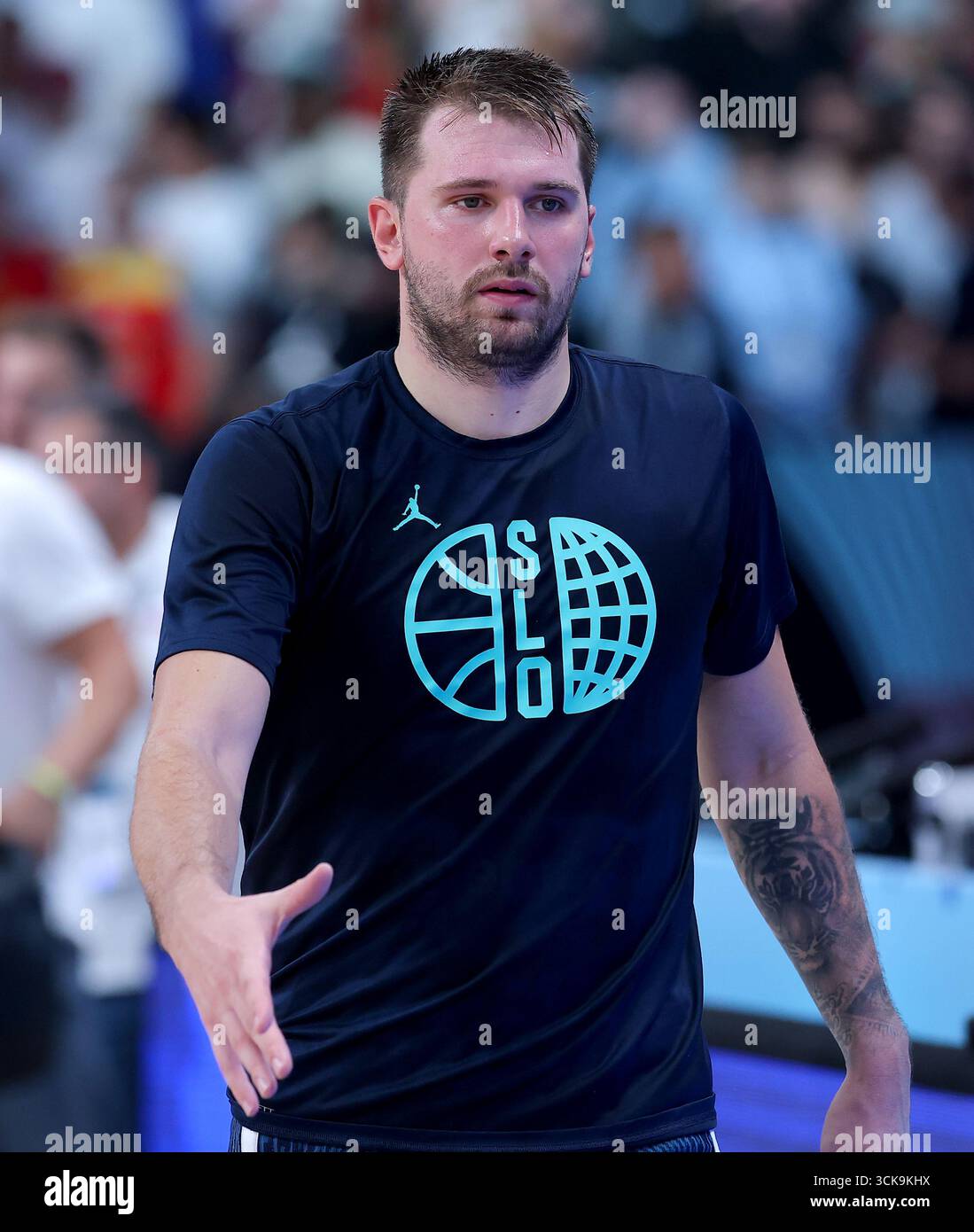 Slovenia's Luka Doncic during FIBA Eurobasket 2025 round of 8 ...