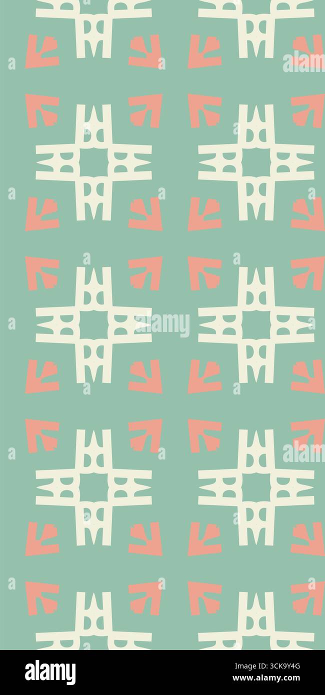 Simply modern seamless pattern Stock Vector