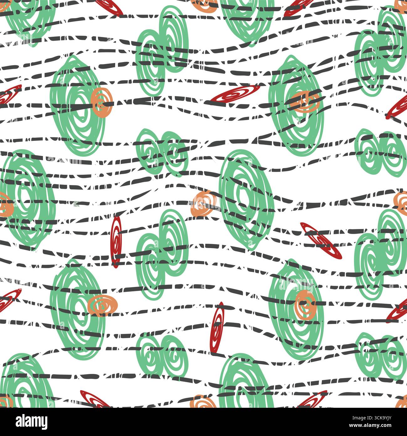 Simply modern seamless pattern Stock Vector