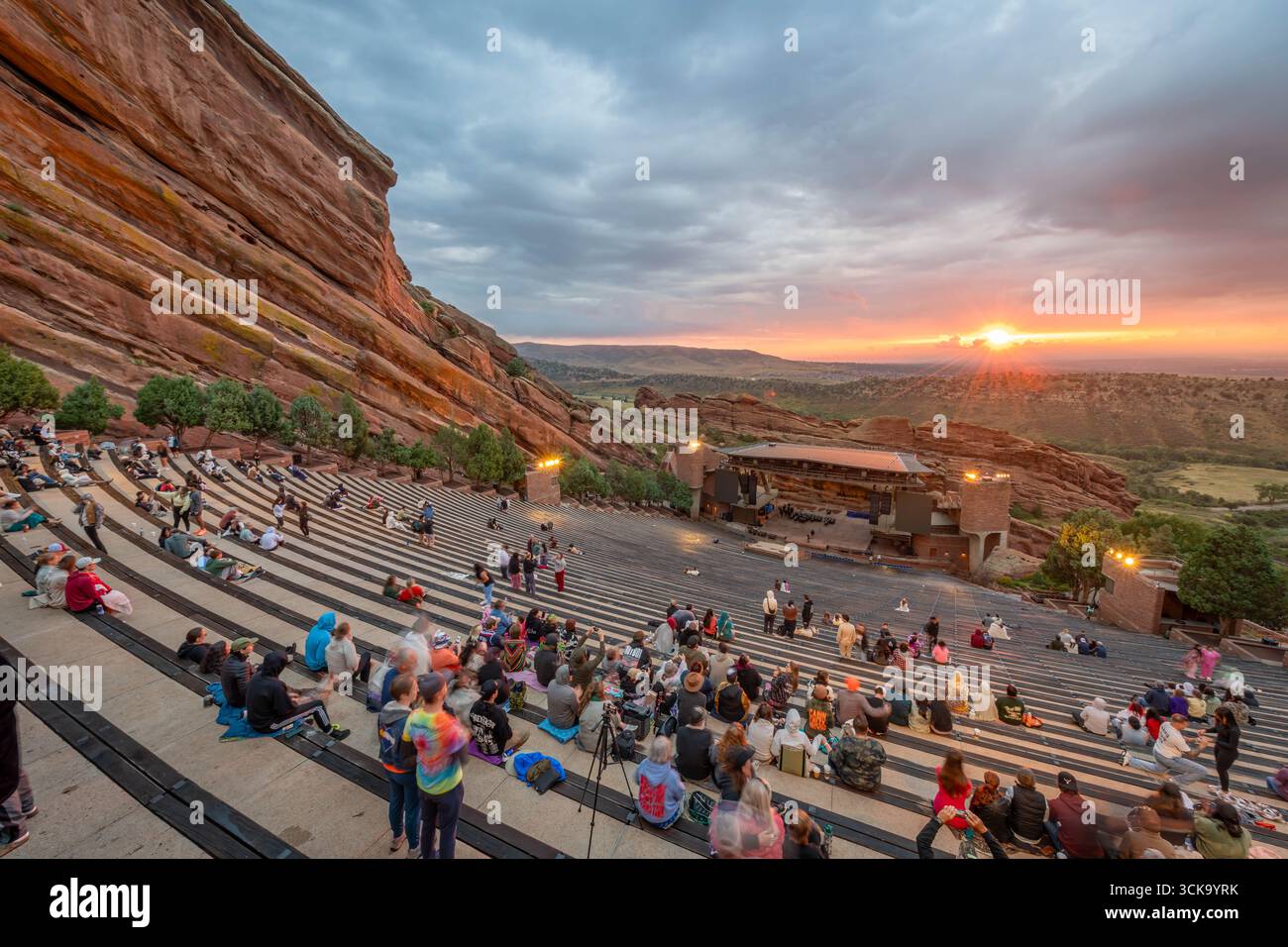 Red Rocks Amphitheater Stock Photo - Alamy