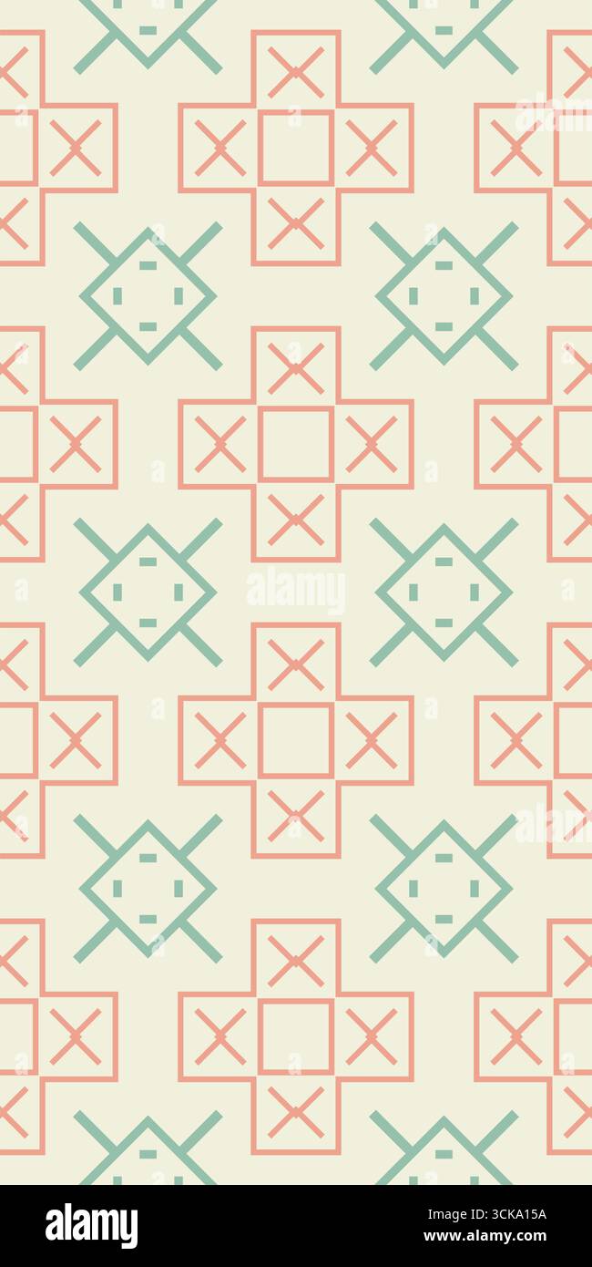Simply modern seamless pattern Stock Vector