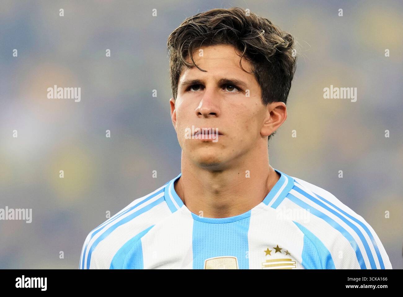 Argentina s Giuliano Simeone Looks On During A World Cup 2026 