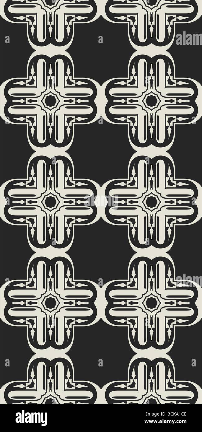 Simply modern seamless pattern Stock Vector