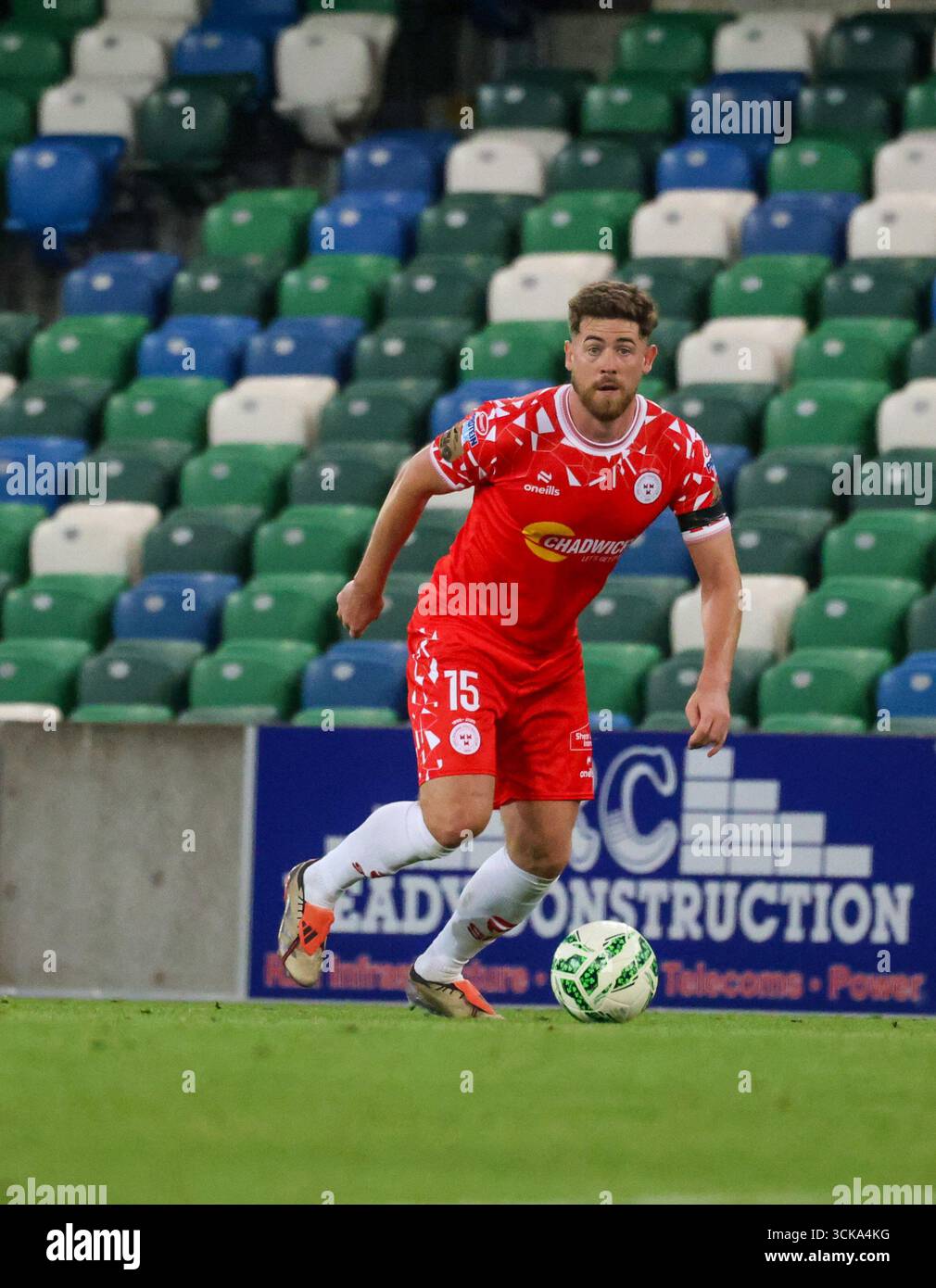 Windsor Park, Belfast, Northern Ireland, UK. 28 Aug 2025. UEFA ...