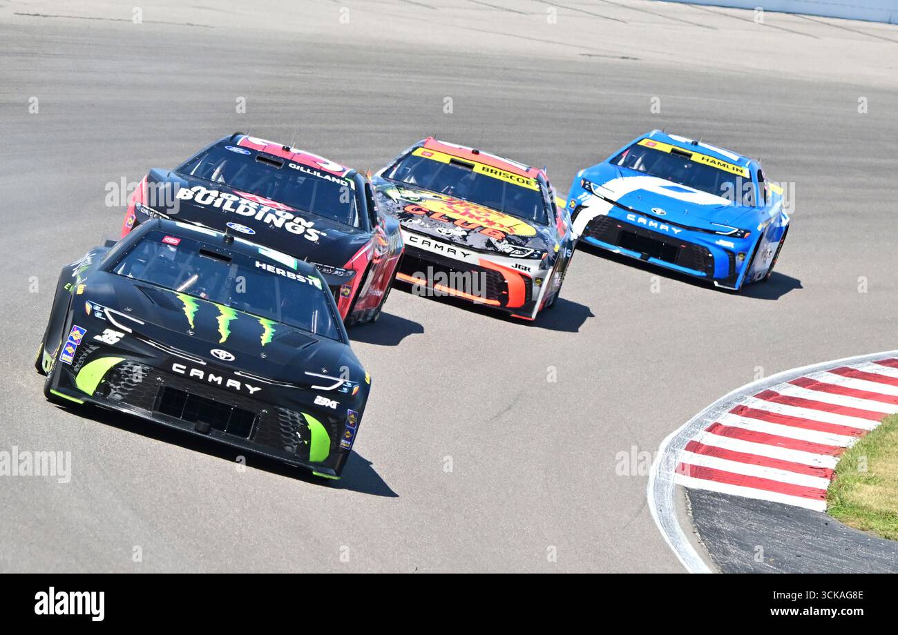 MADISON, IL - SEPTEMBER 07: Riley Herbst (#35 23X1 Racing Monster ...