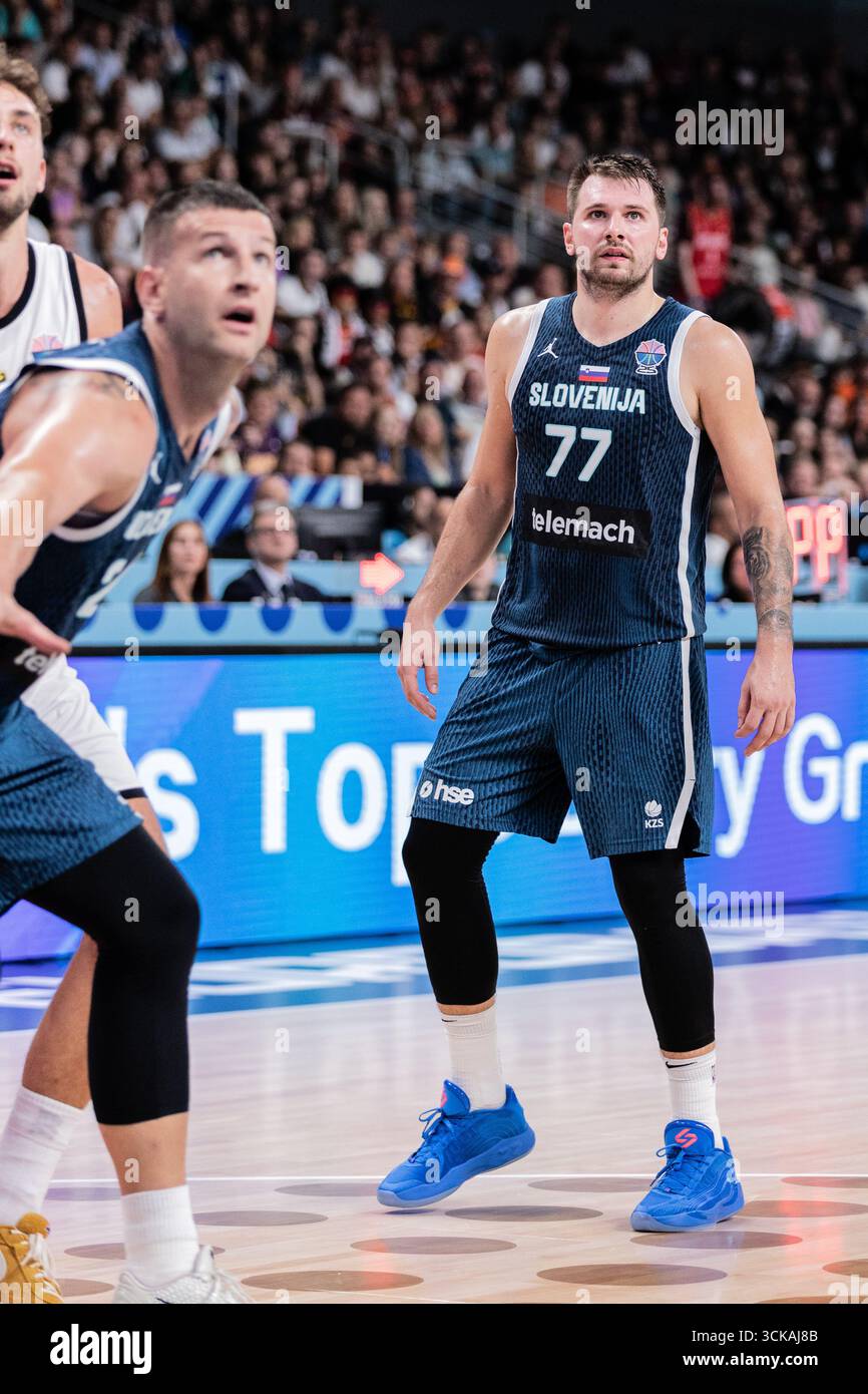Luka Doncic of Slovenia seen in action during the final phase of the ...