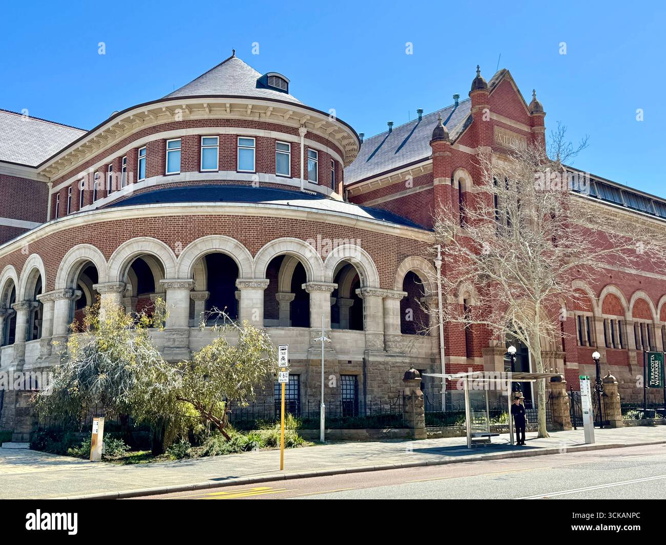The Jubilee Building  part of the Western Australian Museum Boola Bardip corner of James and Beaufort Streets Perth, Western Australia - Smartphone Captured Stock Image