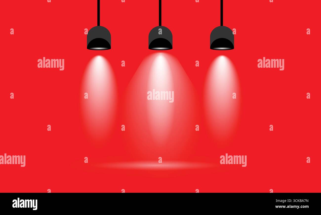Abstract bright spotlights on Stock Vector Images - Alamy