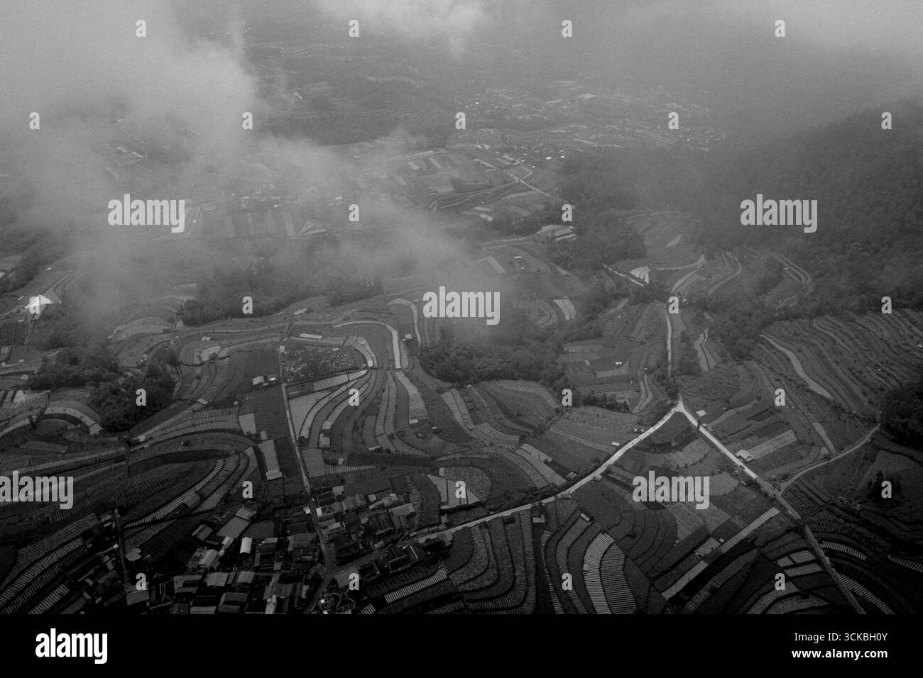 Rural topography Black and White Stock Photos & Images - Alamy