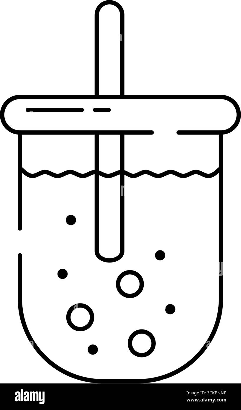 Icon Boba in Outline Style Vector Illustration Isolated Design Stock ...