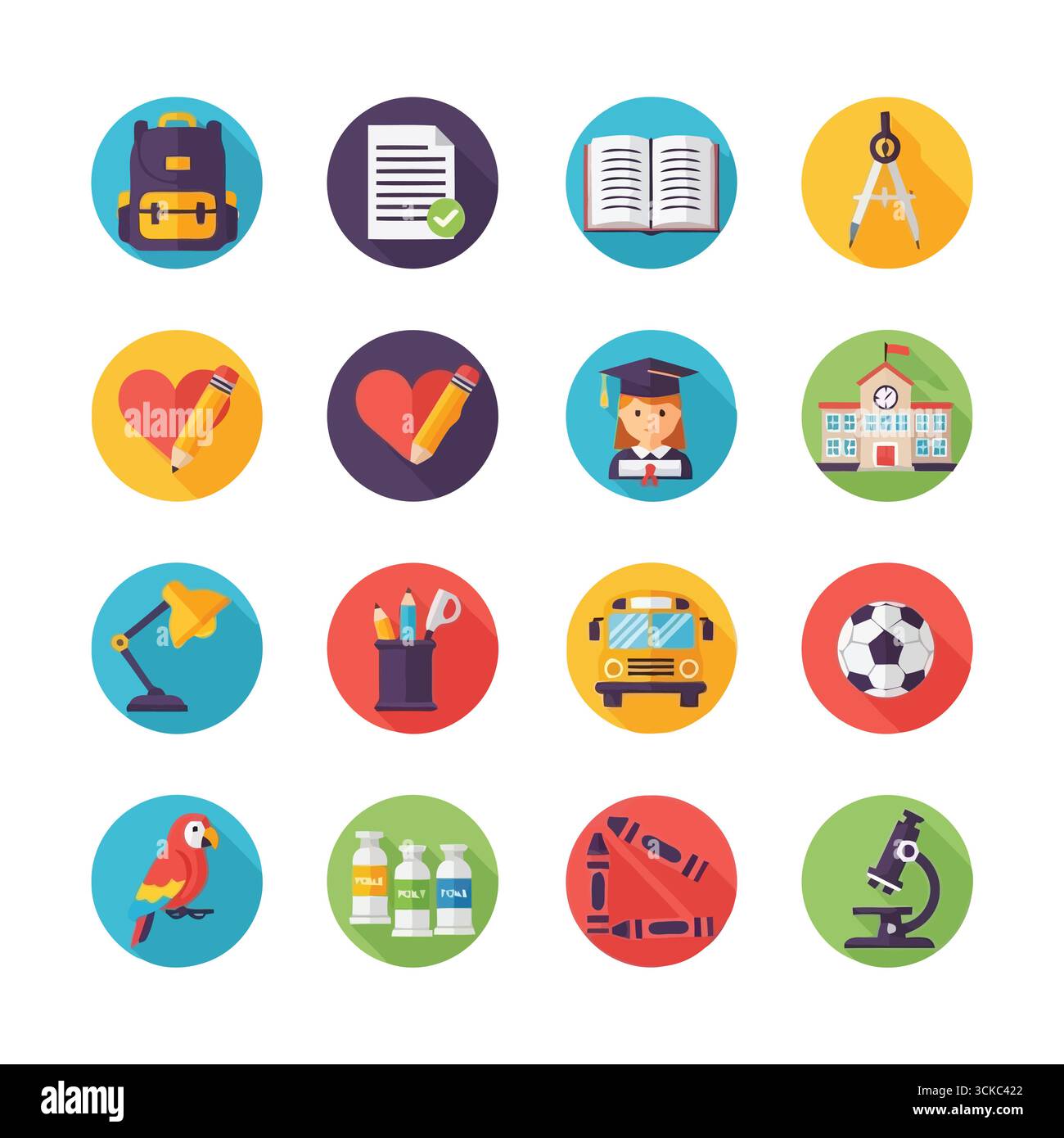 Various student activities Stock Vector Images - Alamy