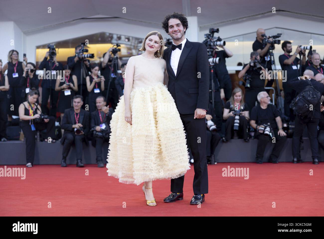 Venice, Italy - 1 September 2025: Ava Safdie, Benny Safdie during the ...