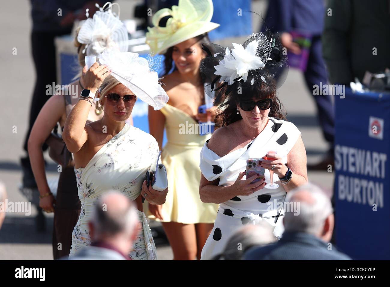 Racegoers During Ladies Day Of The Betfred St Leger Festival 2025 At racegoers-during-ladies-day-of-the-betfred-st-leger-festival-2025-at