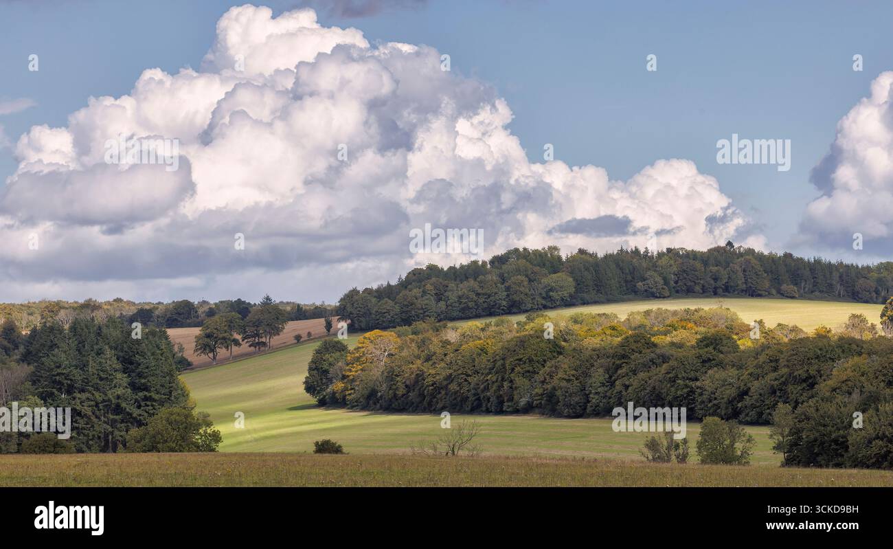 Views over Slindon Stock Photo
