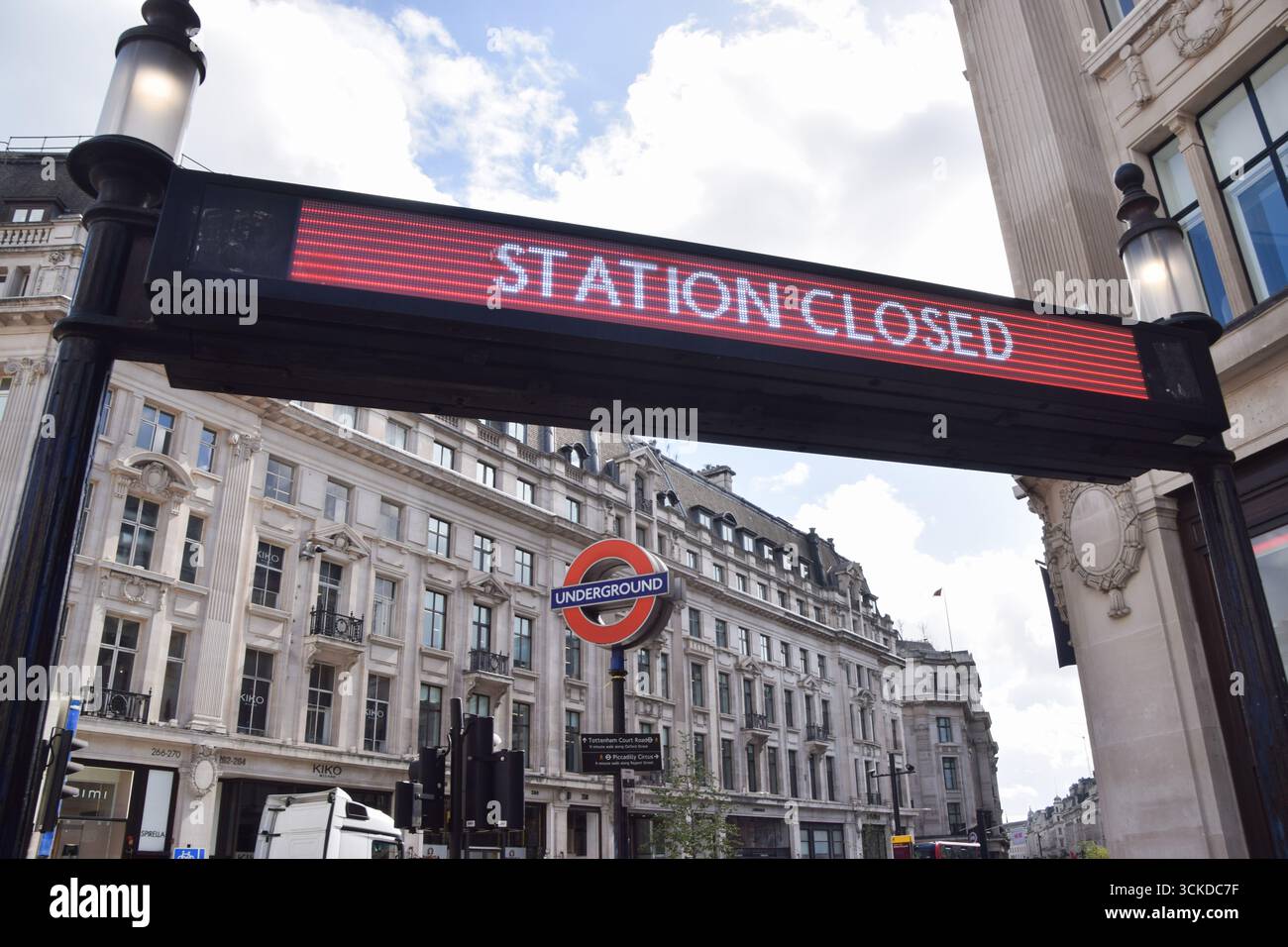 September 11, 2025, London, England, United Kingdom: Station Closed ...