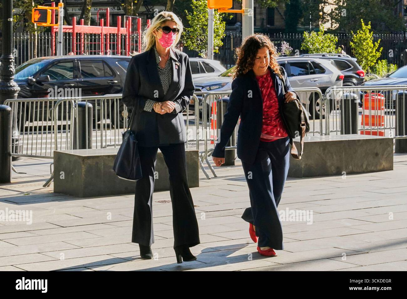 Nadine Menendez, left, wife of former Sen. Bob Menendez, DN.J