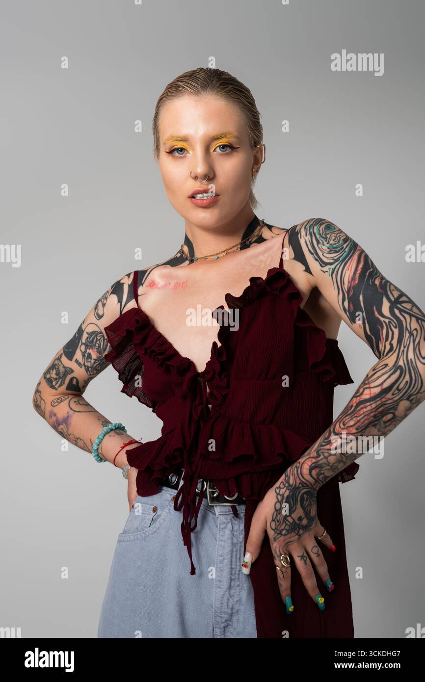 Artistic tattoos hi-res stock photography and images - Alamy, image size:866x1390