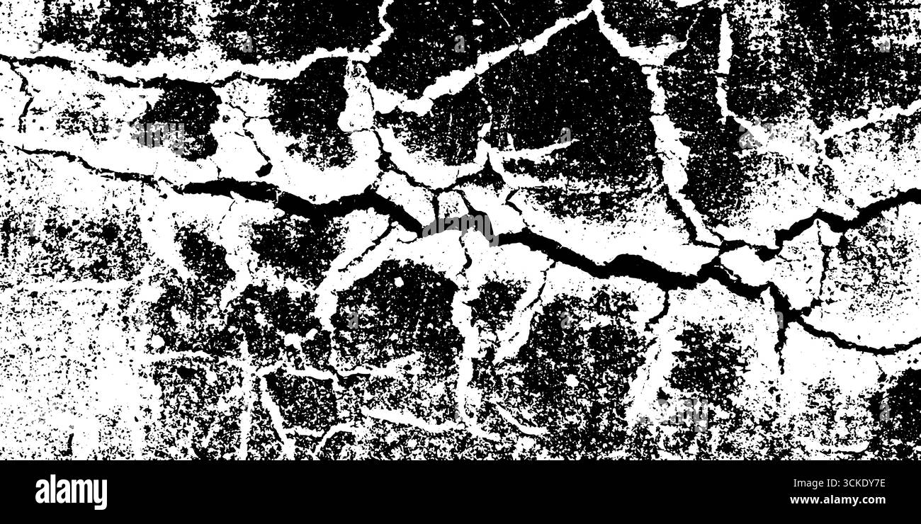 Cracked plaster ceiling texture with hairline fractures for design ...