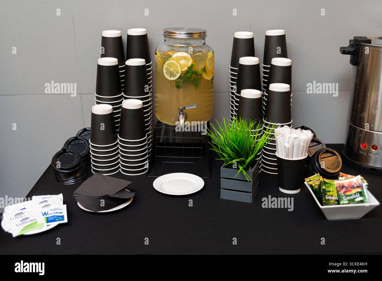 Beverage station setup hi-res stock photography and images - Alamy