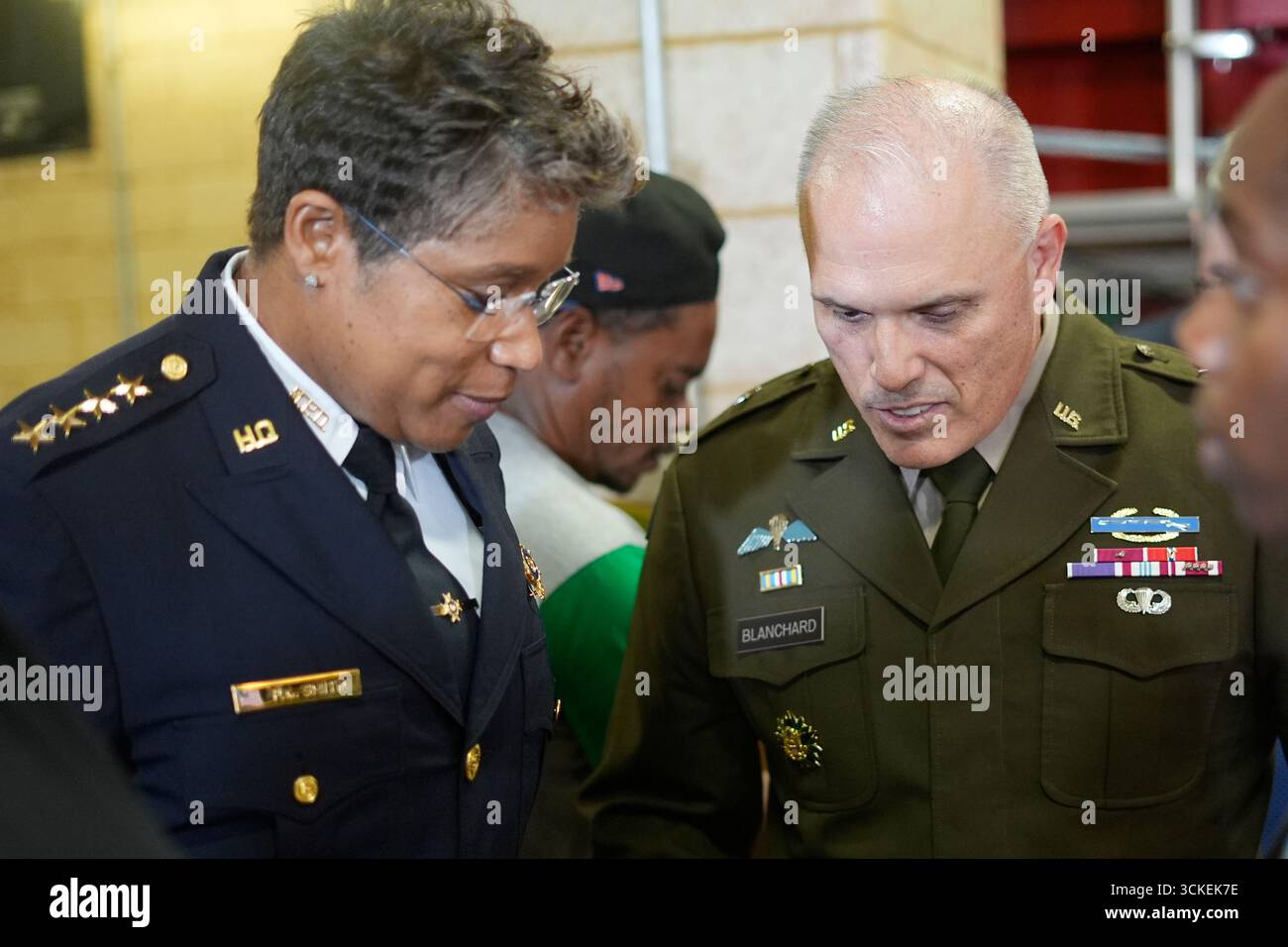 Pamela Smith, left, Chief of Police of the Metropolitan Police ...