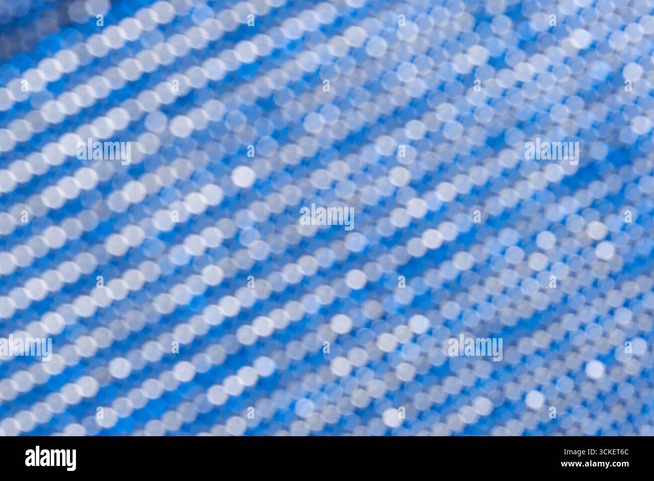 Abstract blue background with bokeh defocused lights and shadow Stock Photo