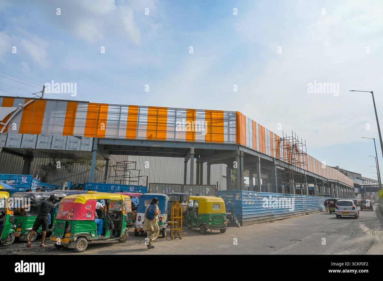 NOIDA, INDIA - SEPTEMBER 11: A view of 420-metre skywalk connecting ...