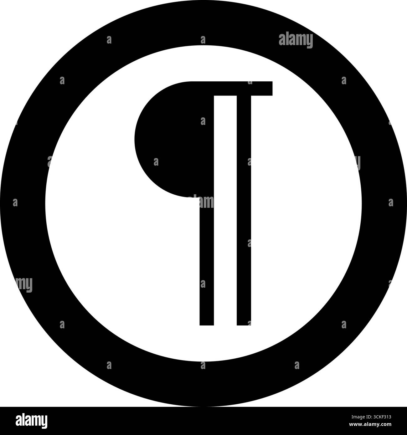 Paragraph sign Editable pilcrow text symbol typing element icon in ...
