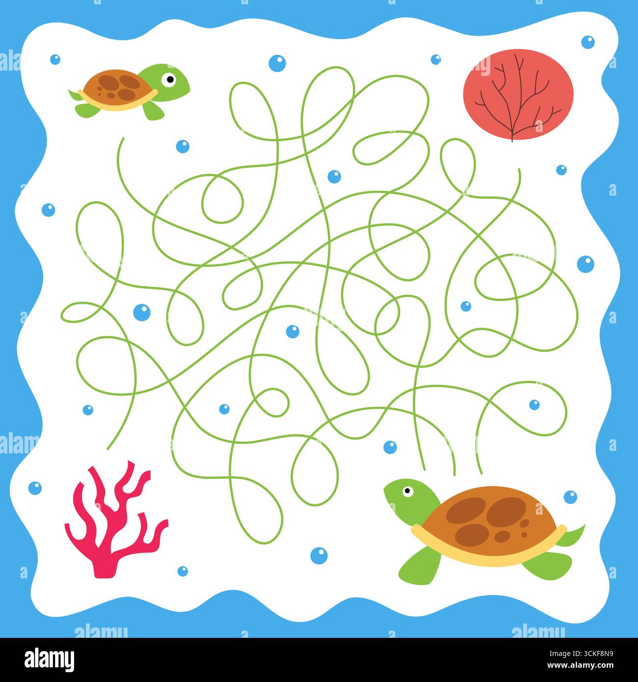 Tangled road game Stock Vector Images - Alamy
