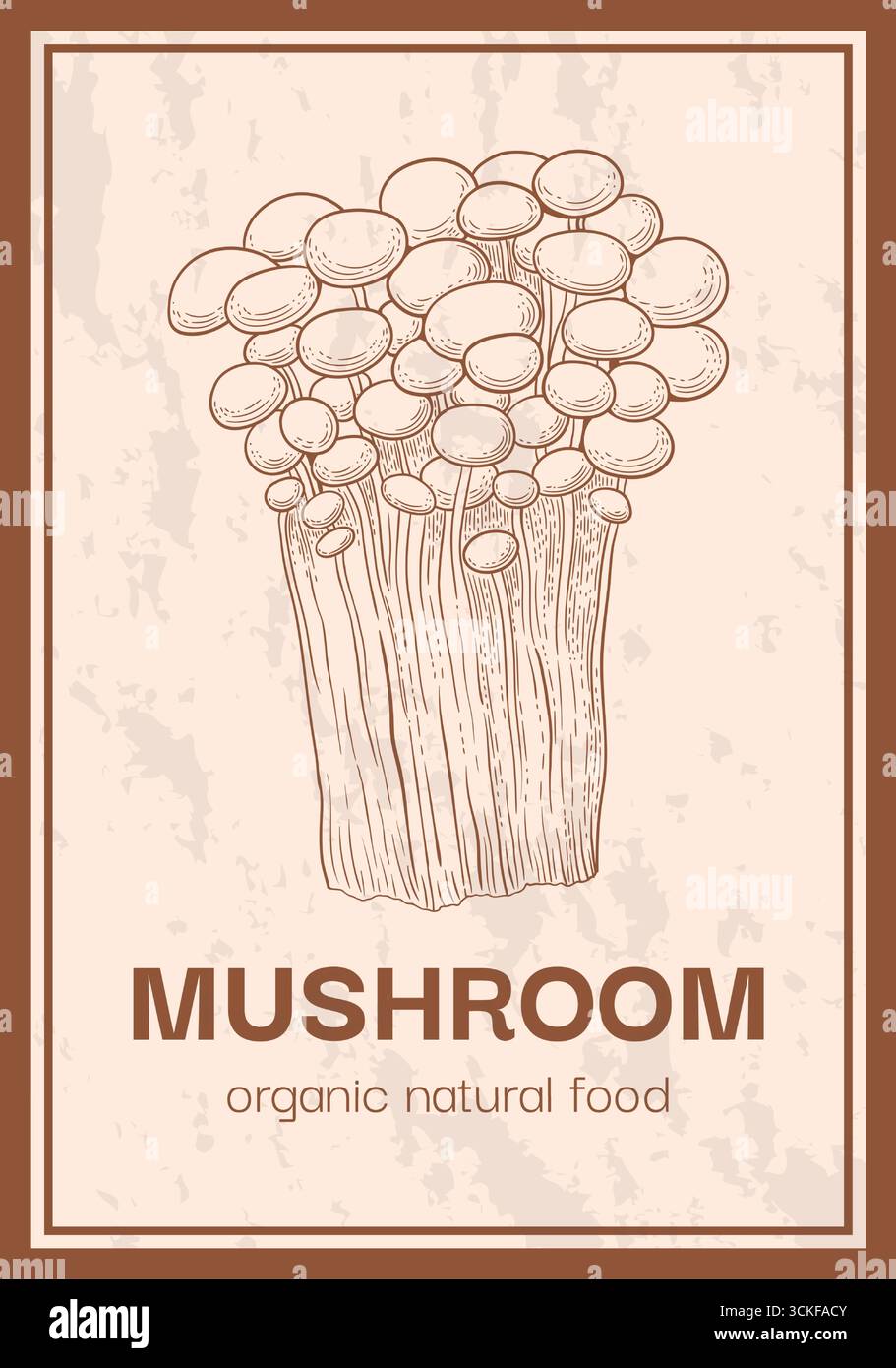 Outline wild forest mushroom Stock Vector Images - Alamy