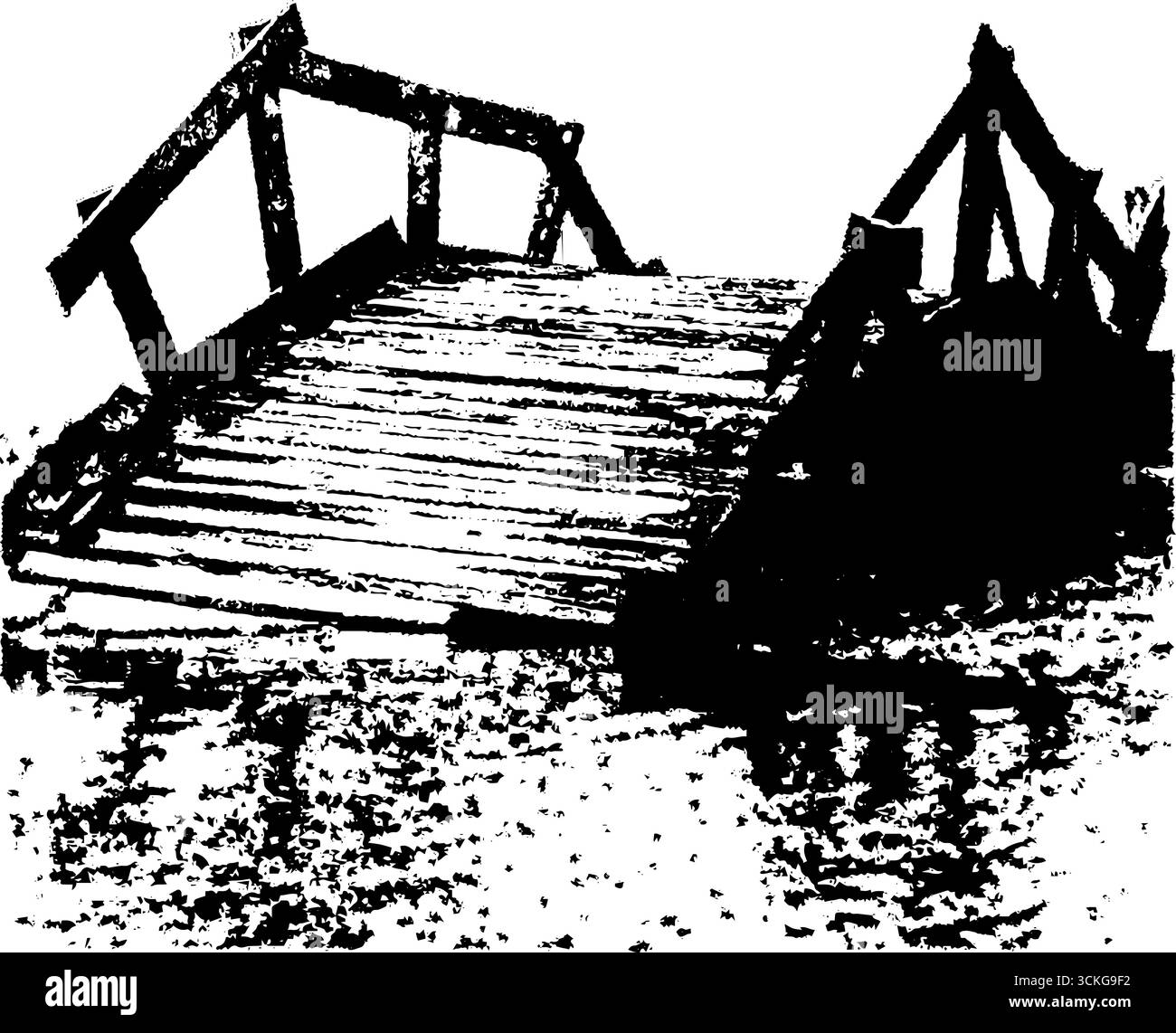 Collapsed Bridge Stock Vector Images Alamy