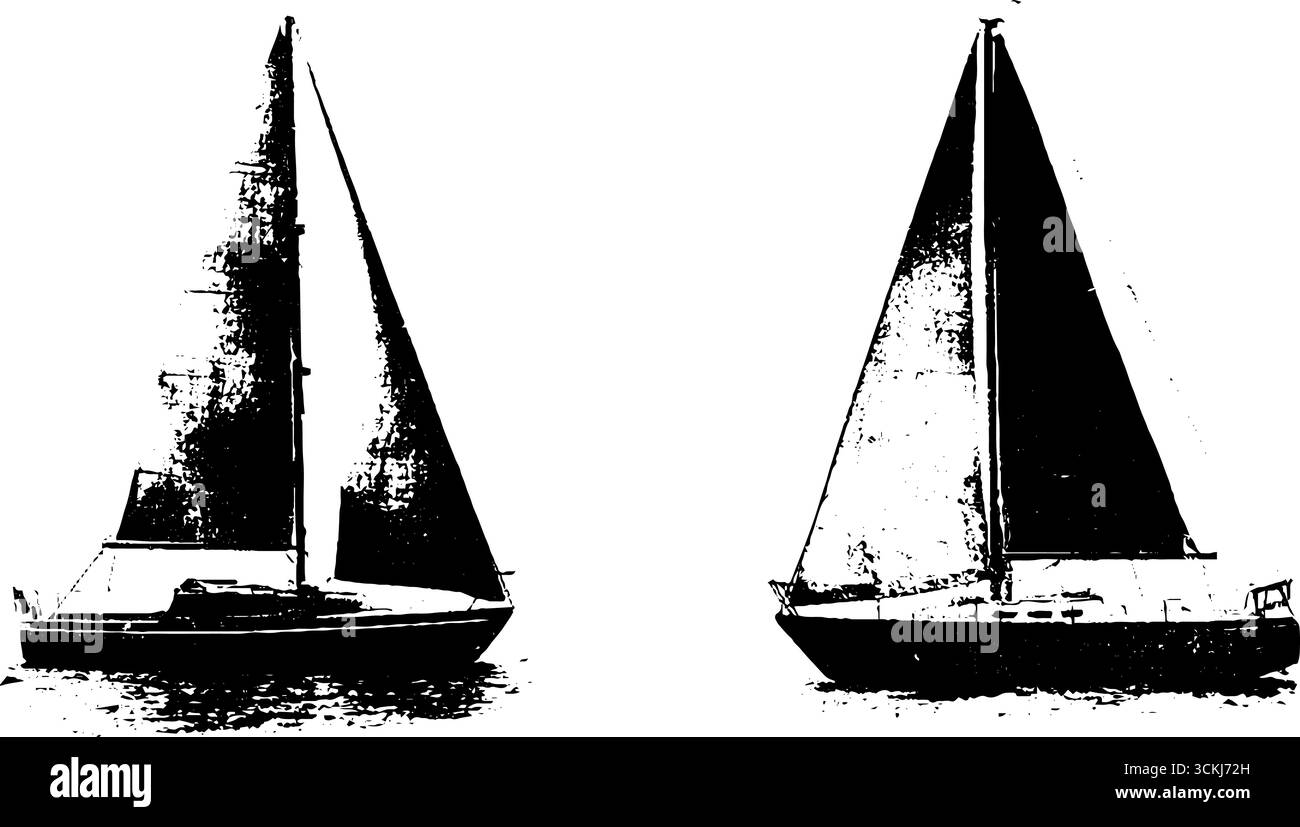 Sailboat print Black and White Stock Photos \u0026 Images - Page 2 - Alamy, image size:1300x827