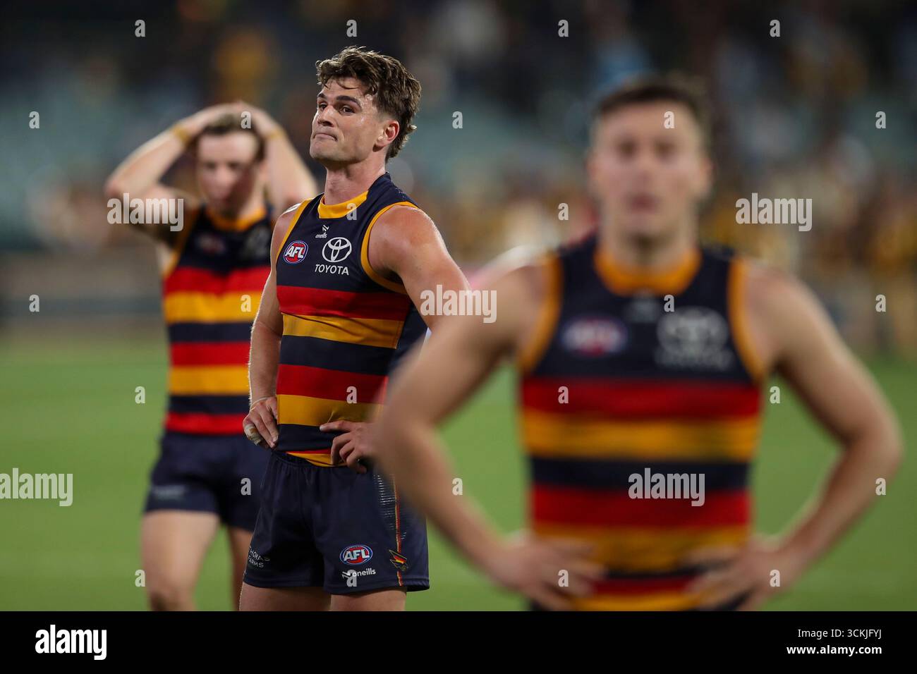 Ben Keays of the Crows after the loss during the AFL Semi-Final match ...