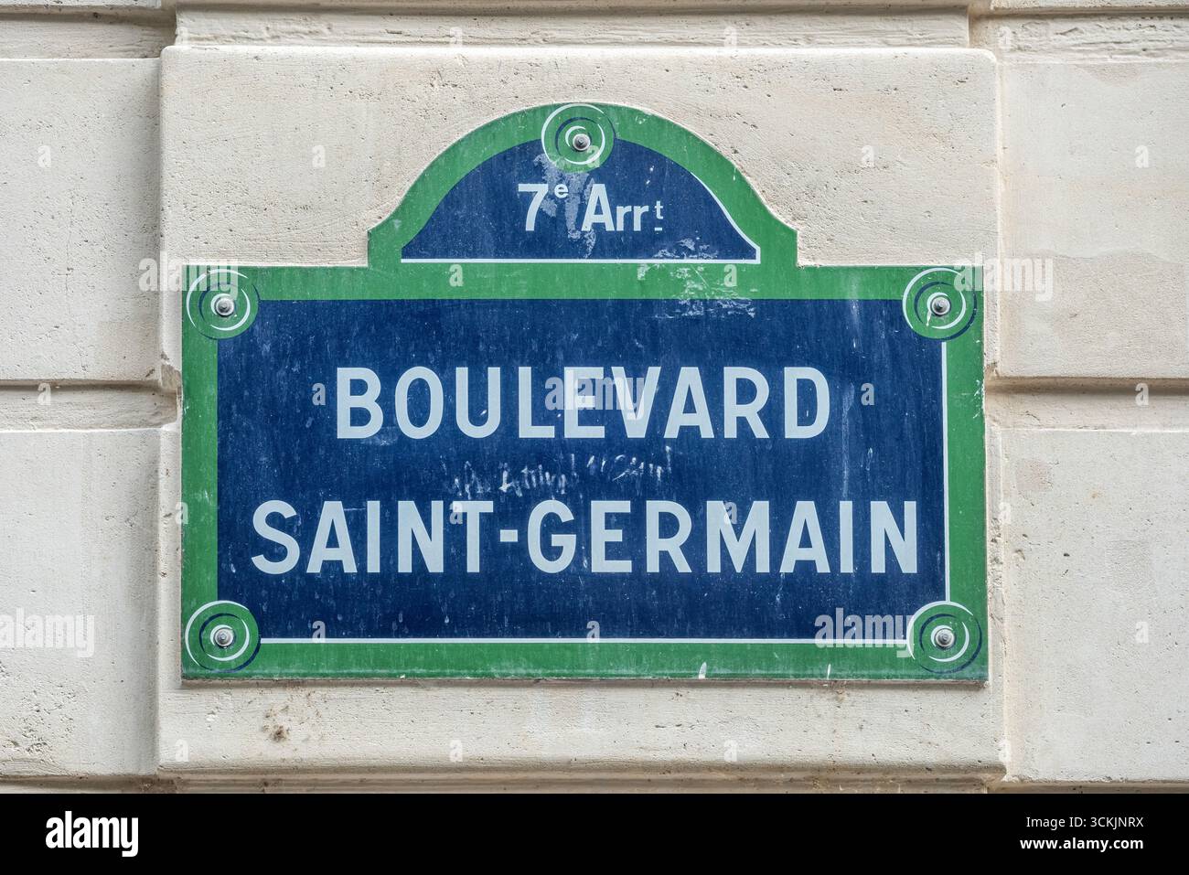 Boulevard saint germain paris hi-res stock photography and images