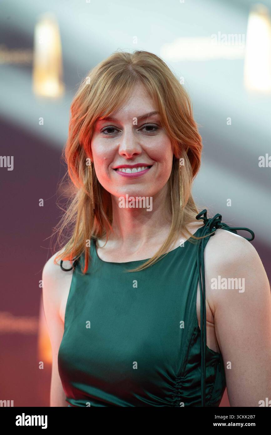 Eva SCHULZ, journalist red carpet, red carpet show, arrival, arrival ...