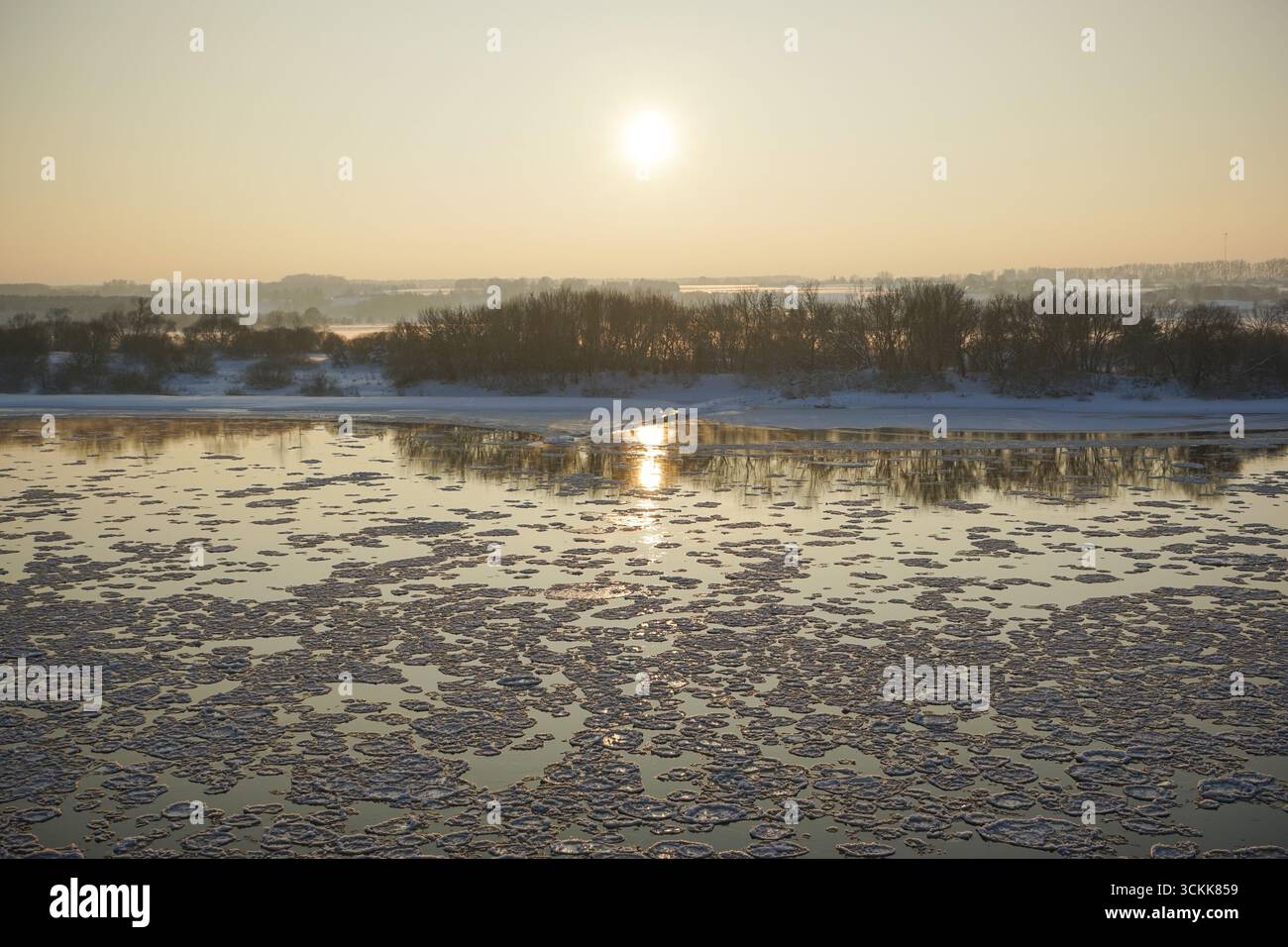 Frozen nemunas river in lithuania hi-res stock photography and images ...