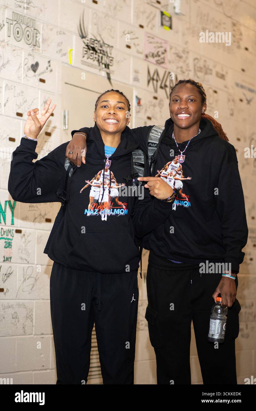 UNCASVILLE, CT - SEPTEMBER 10: Atlanta Dream guard Allisha Gray (15 ...
