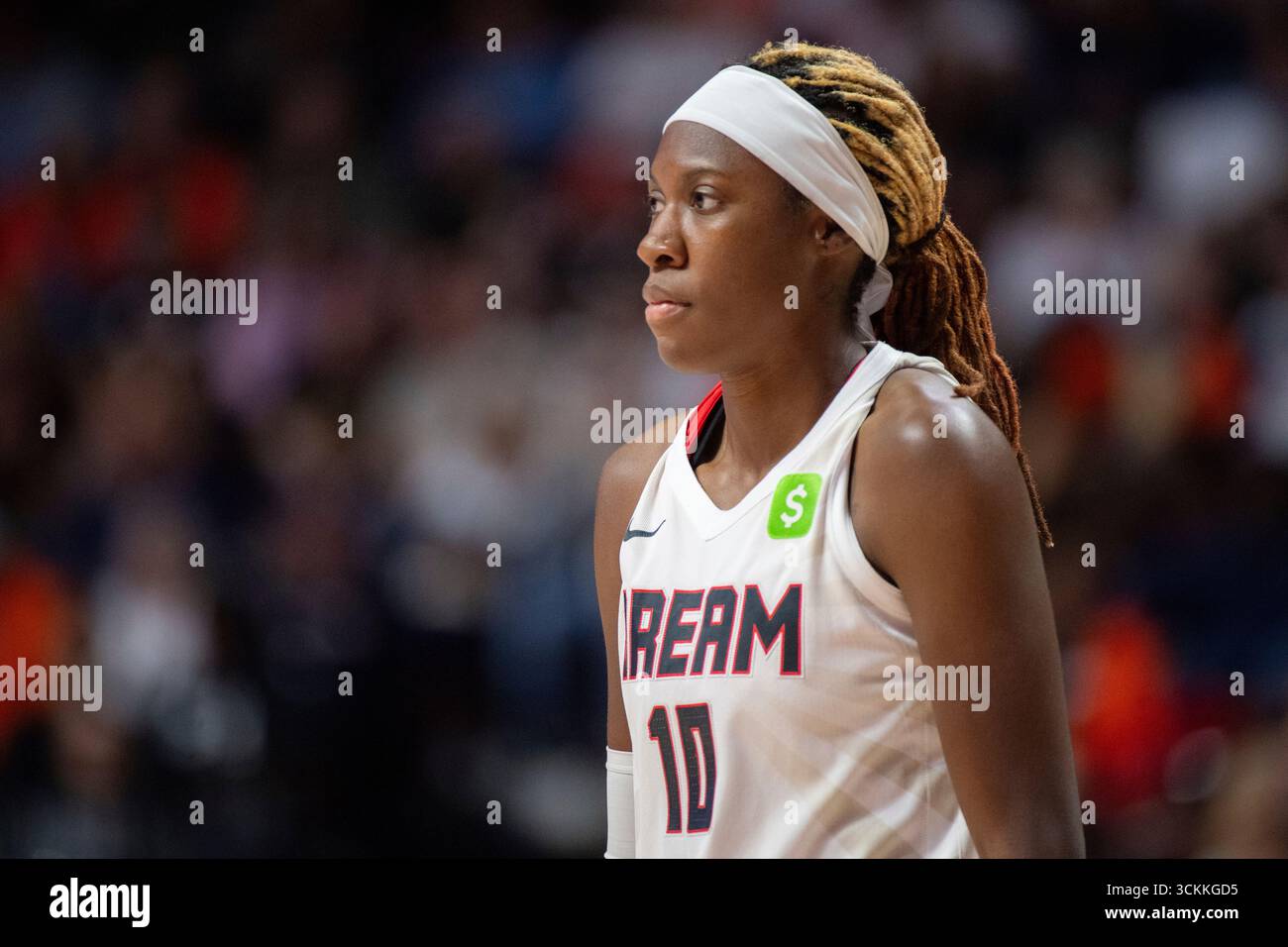 UNCASVILLE, CT - SEPTEMBER 10: Atlanta Dream guard Rhyne Howard (10 ...