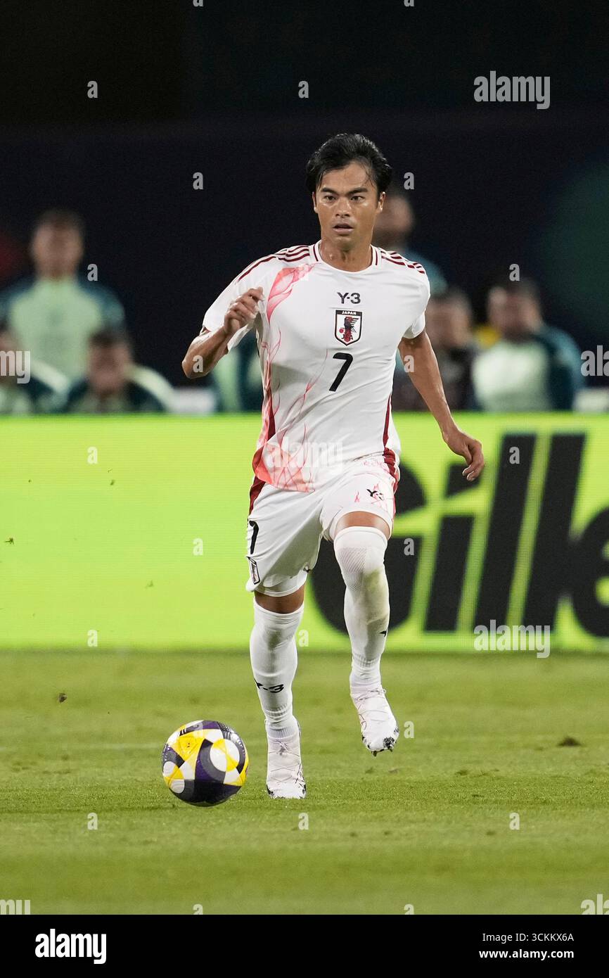 Japan S Kauro Mitoma During An Friendly Soccer Game Against Mexico In Oakland Japans Kauro Mitoma During An Friendly Soccer Game Against Mexico In Oakland Calif Saturday Sept 6 2025 Ap Photojeff Chiu 3CKKX6A