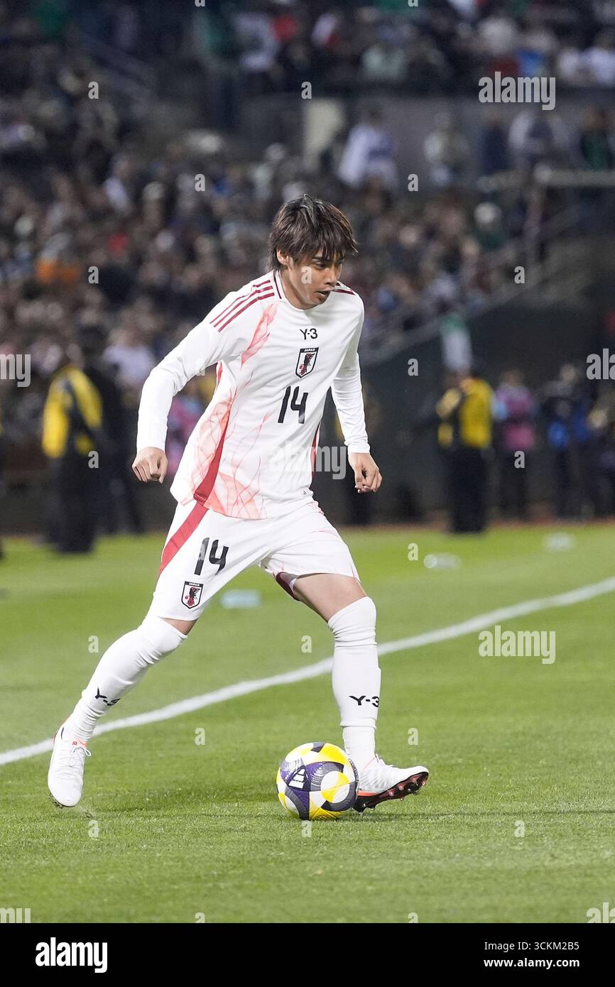 Japan S Junya Ito During An Friendly Soccer Game Against Mexico In Oakland Calif Japans Junya Ito During An Friendly Soccer Game Against Mexico In Oakland Calif Saturday Sept 6 2025 Ap Photojeff Chiu 3CKM2B5