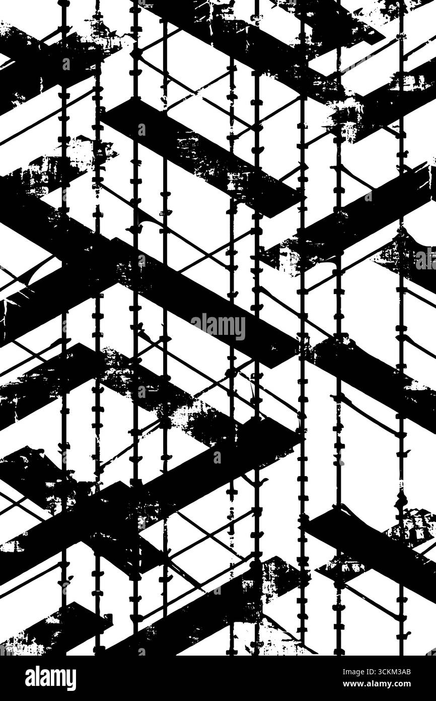 Geometric abstract background with overlapping brick patterns for ...