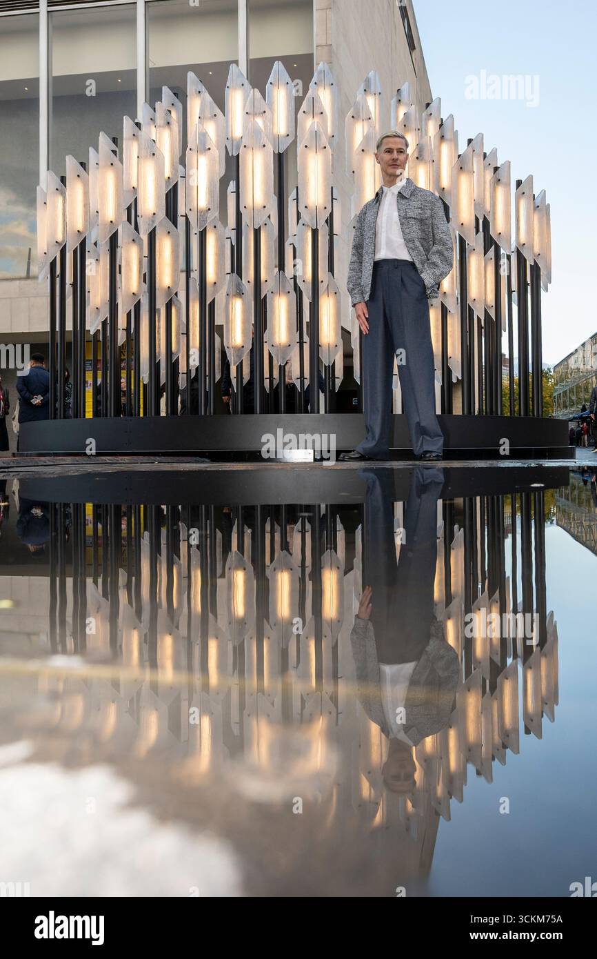 london-uk-12-september-2025-a-monumental-light-installation-beacon