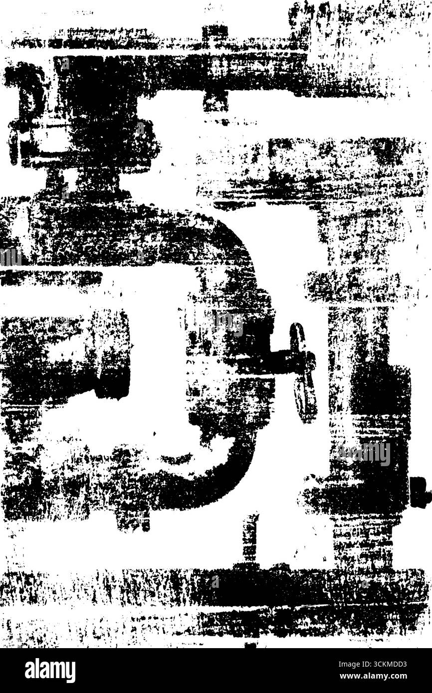 Black and white industrial factory textures featuring grungy pipes for ...