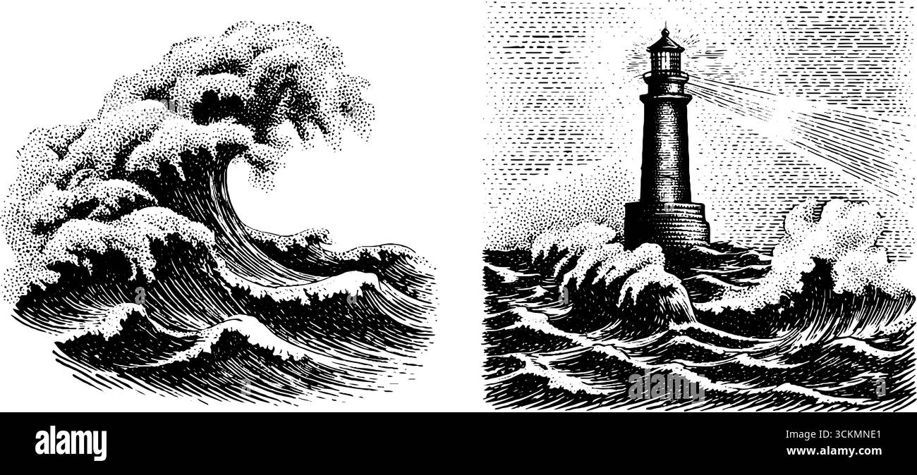 Dramatic engraving Cut Out Stock Images & Pictures - Alamy