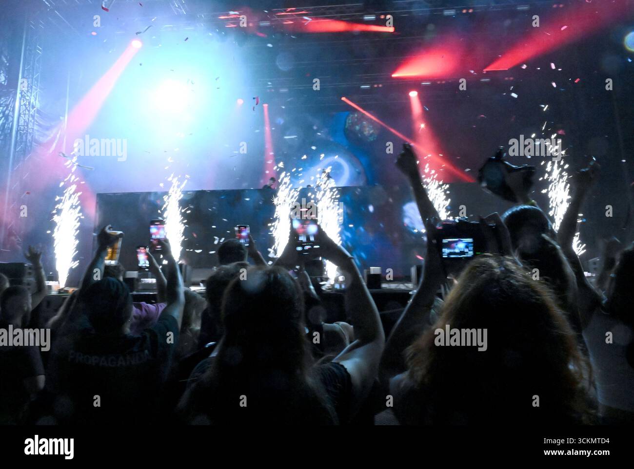 Steve Aoki performs on a Day 1 of Fair Fest at The Zagreb Fair on ...