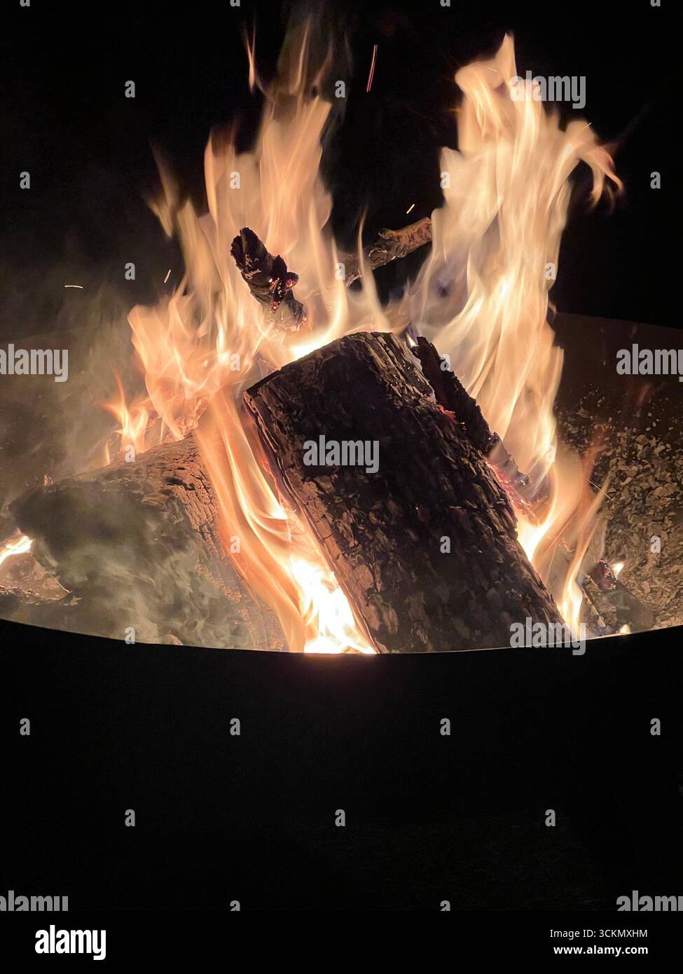 Campfire - Smartphone Captured Stock Image