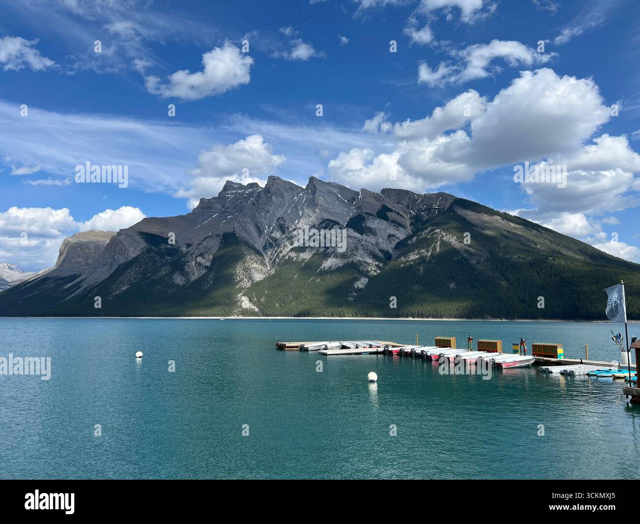 Lake Minnewanka - Smartphone Captured Stock Image