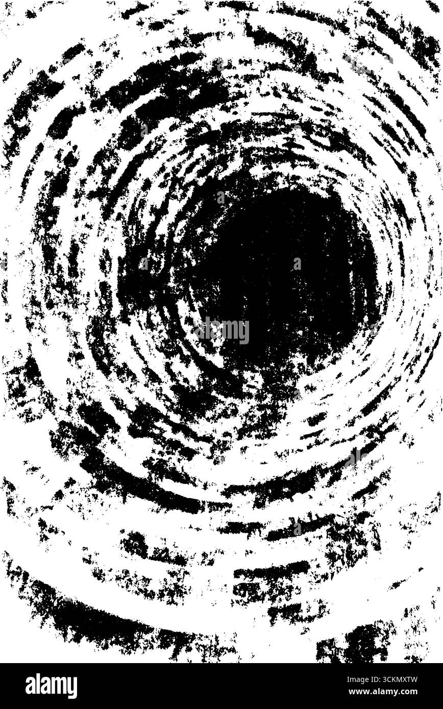 Surreal black and white optical tunnel pattern for creative design ...